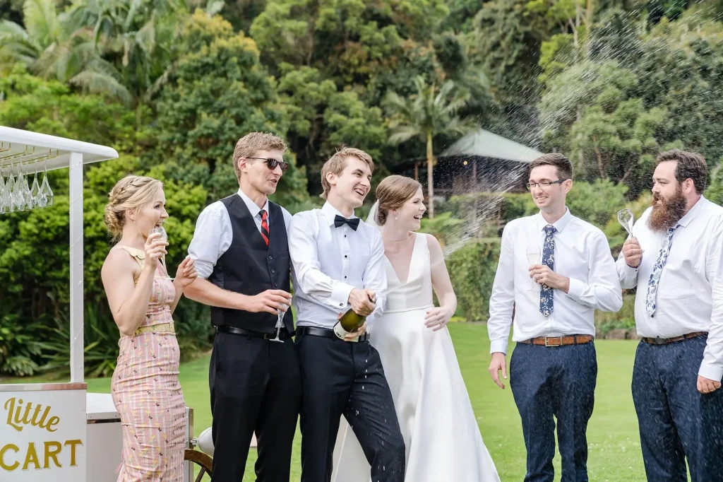 Champagne Celebration Shot