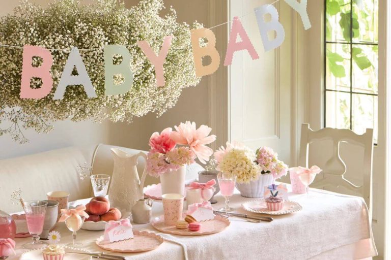 Chic Girl Baby Shower Ideas