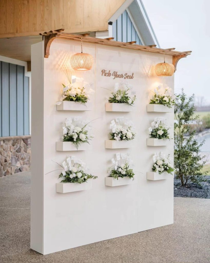 Floral Wall Seating Chart