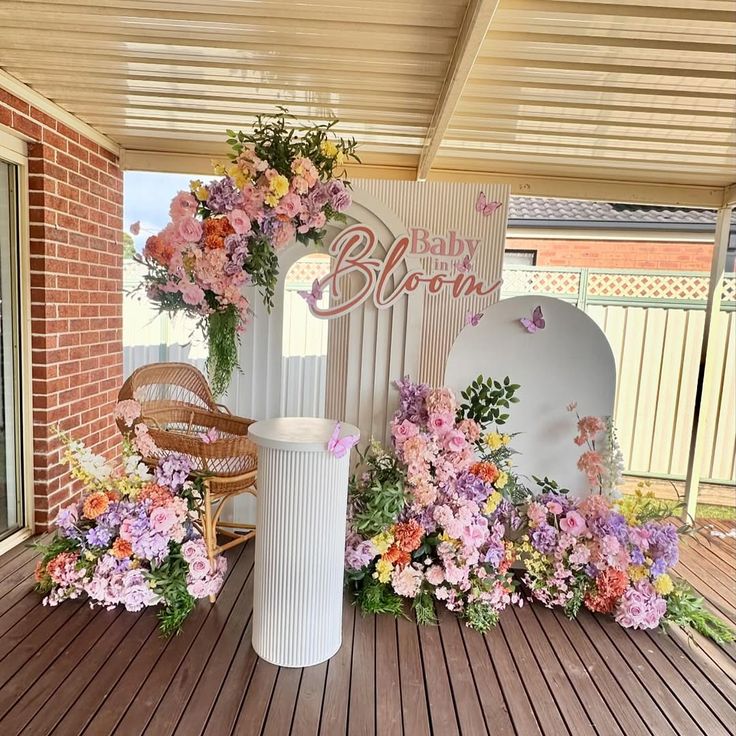 Romantic Baby in Bloom Shower