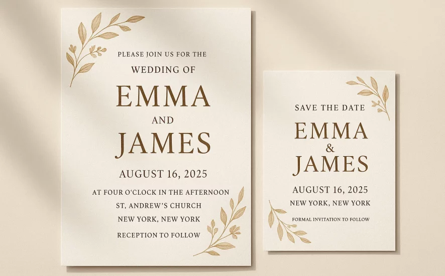 Wedding Invitation Ideas